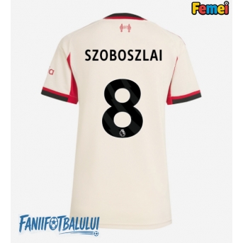 Liverpool Dominik Szoboszlai #8 Tricou Fotbal Replică 2025-26 Femei Deplasare